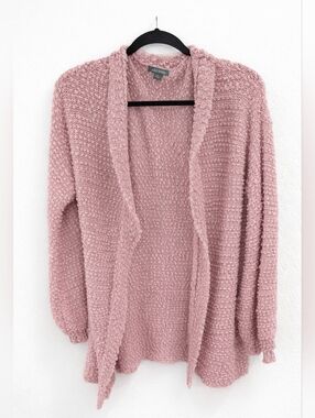 Wild fable Womens Cardigan Sweater Size Medium Pink Long Sleeve Open Flowy